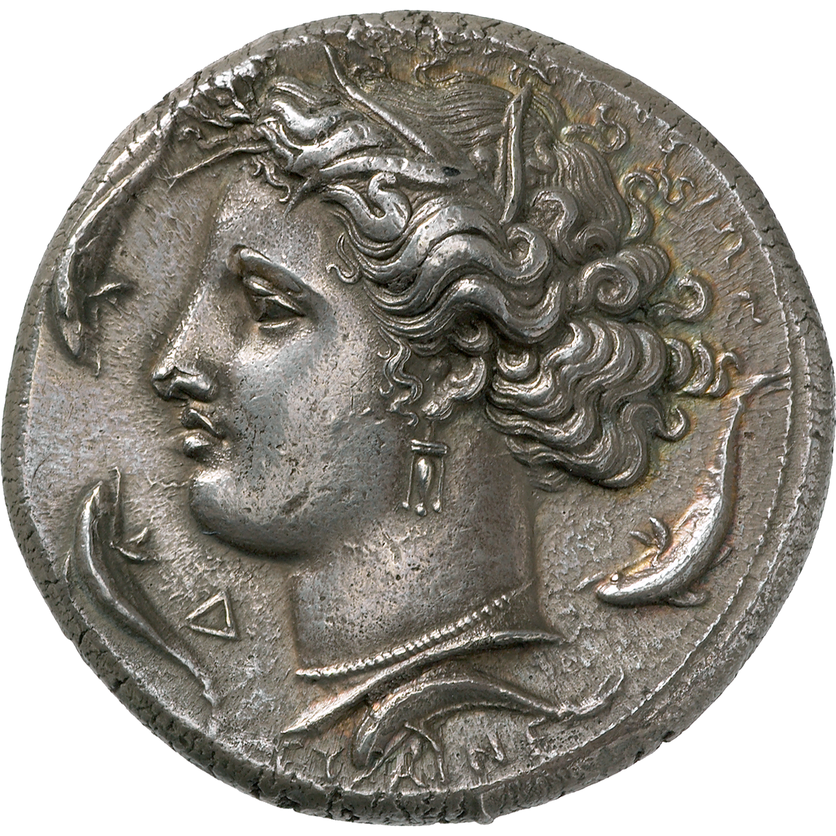 Sicily, Dionysius I, Decadrachm (reverse)