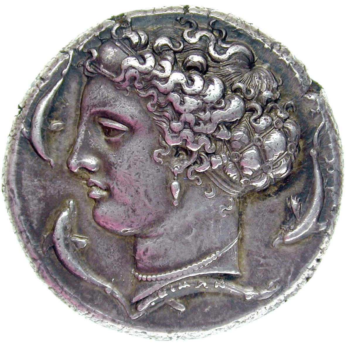 Sicily, Dionysius I, Decadrachm (reverse)