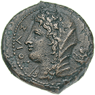 Sicily, Syracuse, Pyrrhus I, Bronze Coin (obverse)