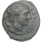 Sizilien, Syrakus, Bronzemünze (obverse)