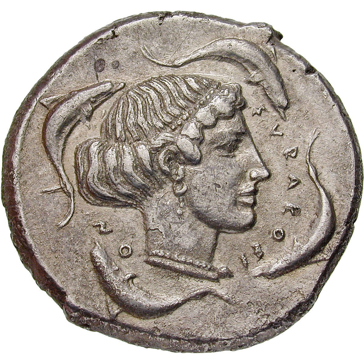 Sizilien, Syrakus, Tetradrachme (reverse)