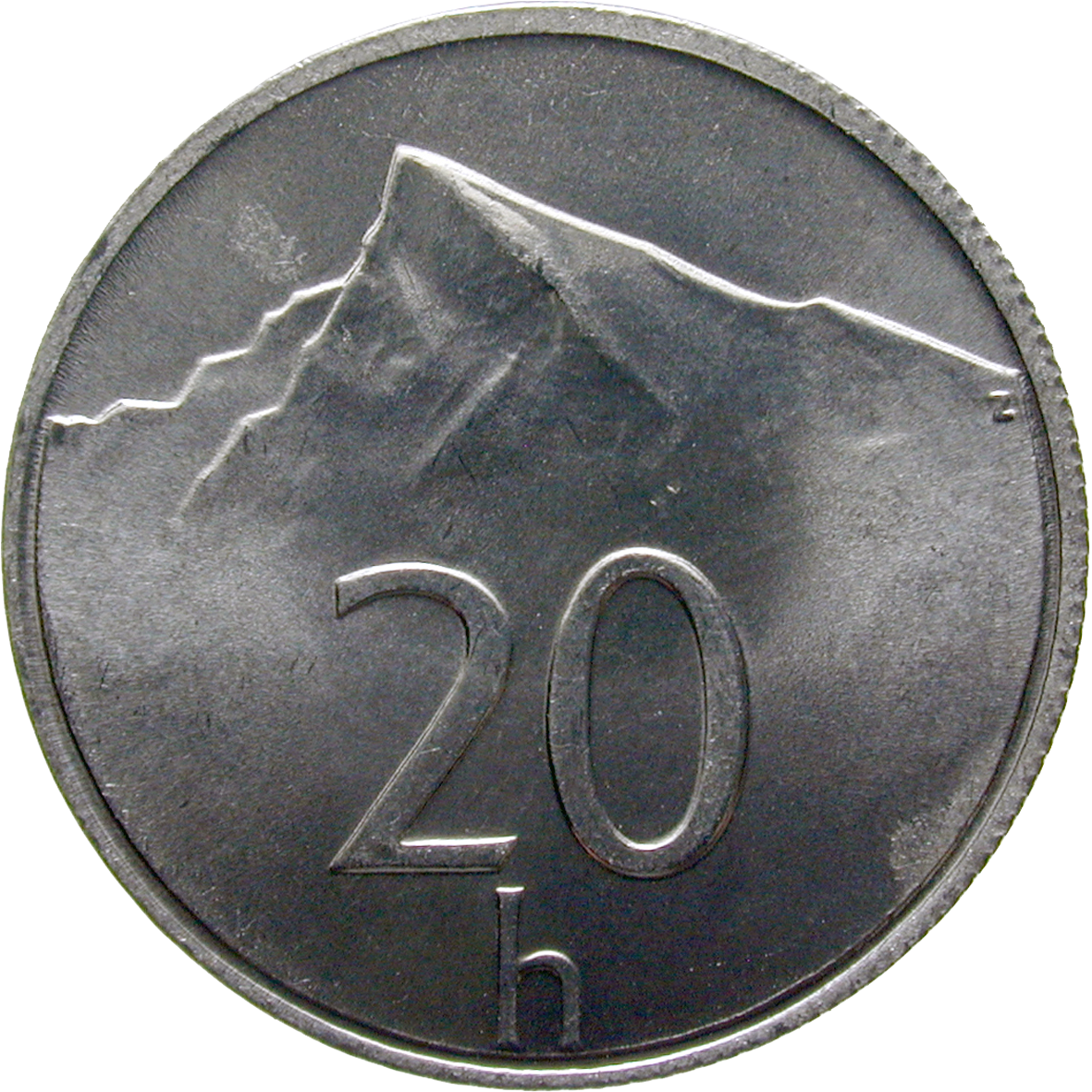 Slovak Republic, 20 Haliers 1999 (reverse)