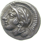 Southern Italy, Lucania, Thurii, Diobol (obverse)
