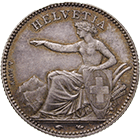 Swiss Confederation, 1 Franc 1850 (obverse)