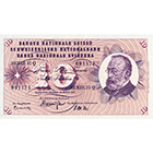 Swiss Confederation, 10 Francs (5th Banknote Series, in Circulation 1956-1980) (obverse)