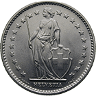 Swiss Confederation, 2 Francs 1968 (obverse)
