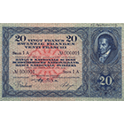 Swiss Confederation, 20 Francs (3rd Banknote Series, in Circulation 1918-1956) (obverse)