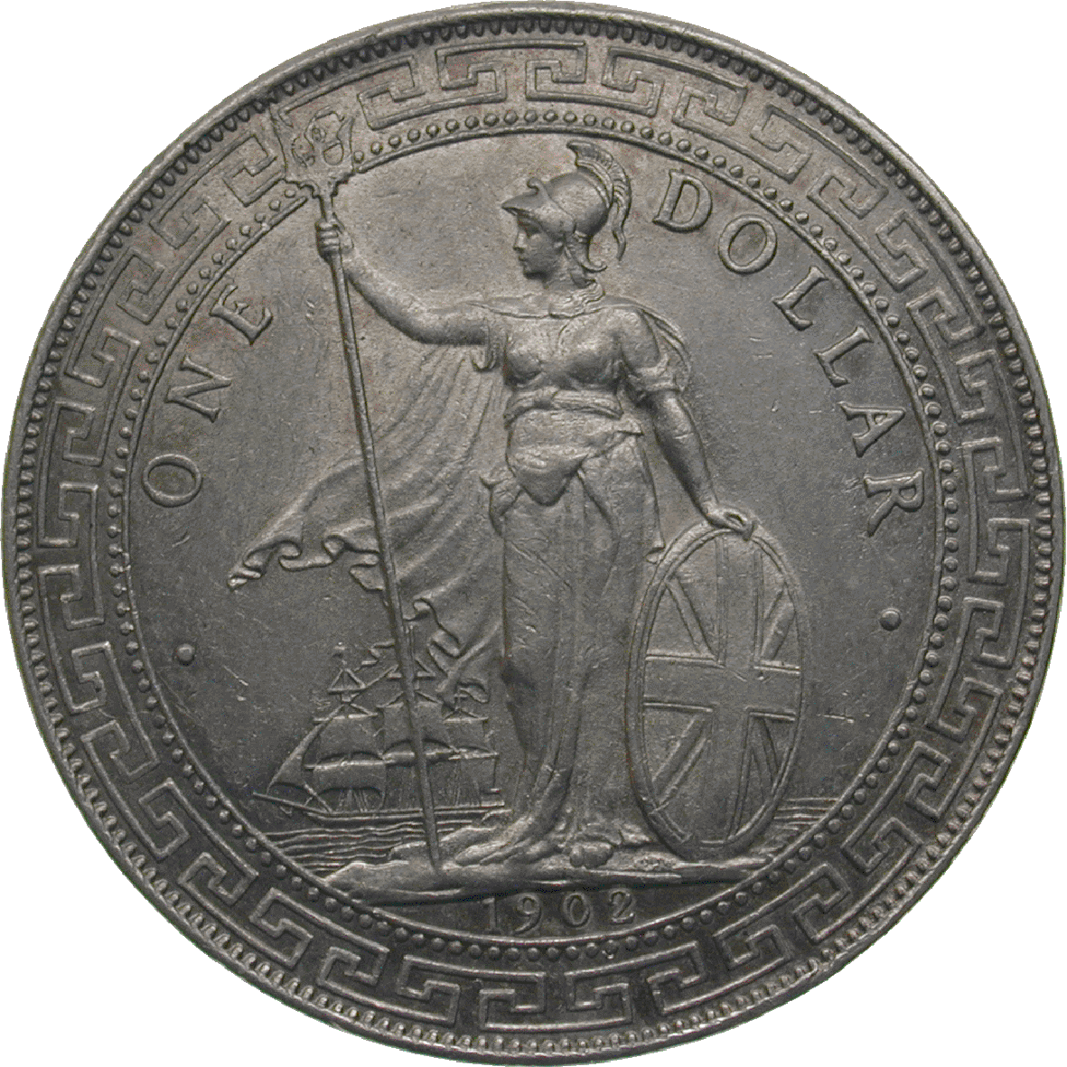 United Kingdom of Great Britain, Edward VII, Trade Dollar 1902 (obverse)
