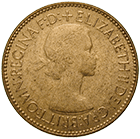 United Kingdom of Great Britain, Elizabeth II, 1/2 Penny 1953 (obverse)