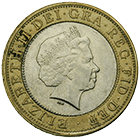 United Kingdom of Great Britain, Elizabeth II, 2 Pounds 1998 (obverse)