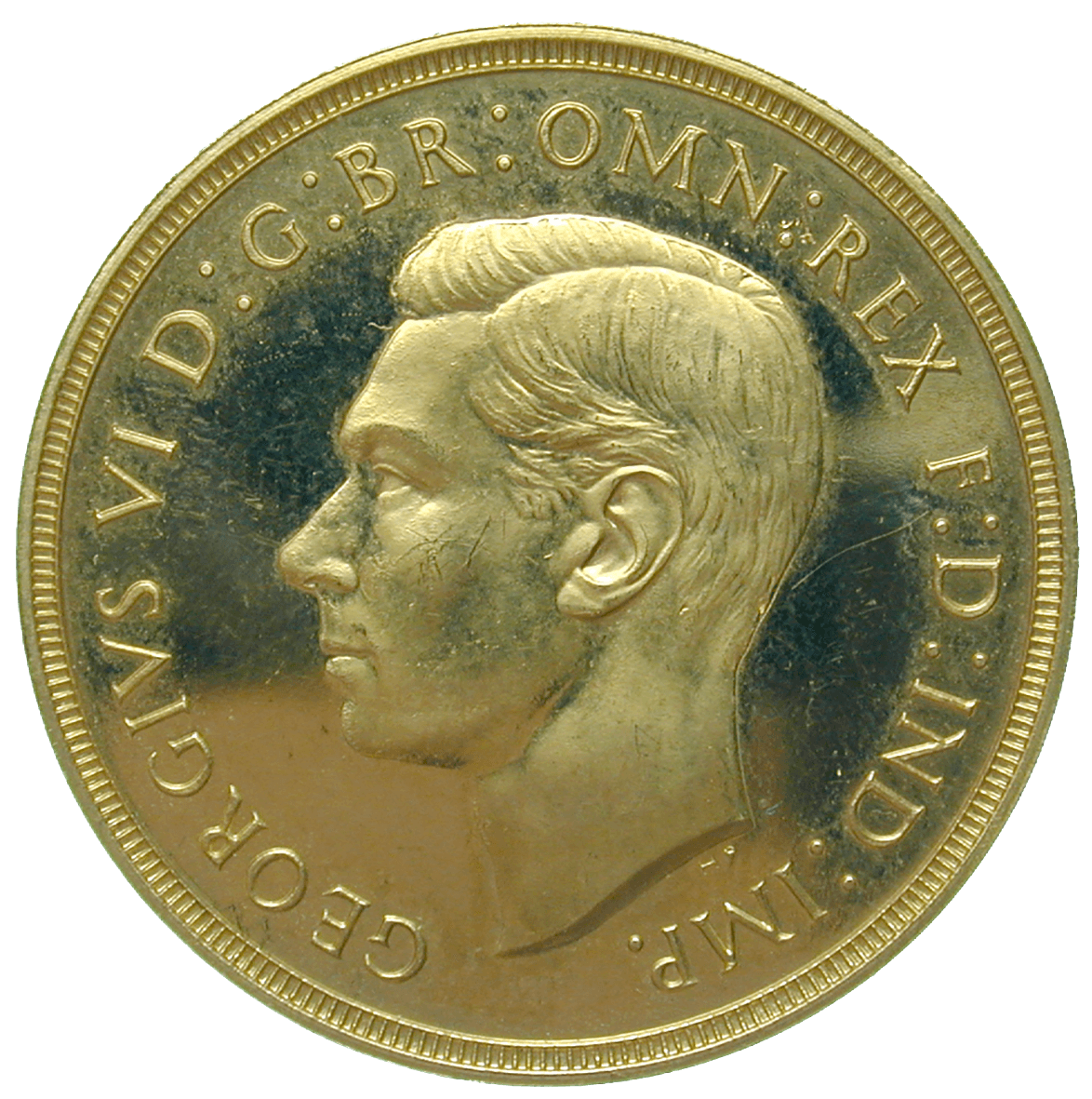 United Kingdom of Great Britain, George VI, 2 Pounds 1937 (obverse)