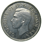 United Kingdom of Great Britain, George VI, Florin 1946 (obverse)