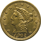 United States of America, 2 1/2 Dollars 1902 (obverse)