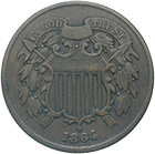 Vereinigte Staaten von Amerika, 2 Cents 1864 (obverse)
