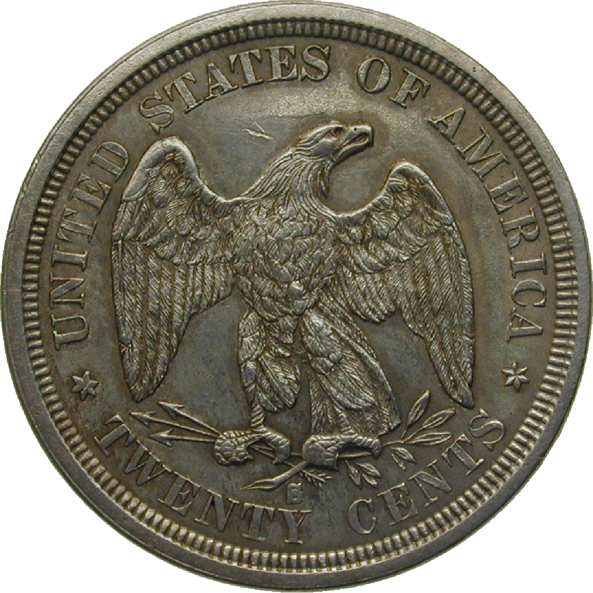 Vereinigte Staaten von Amerika, 20 Cents 1875 (reverse)