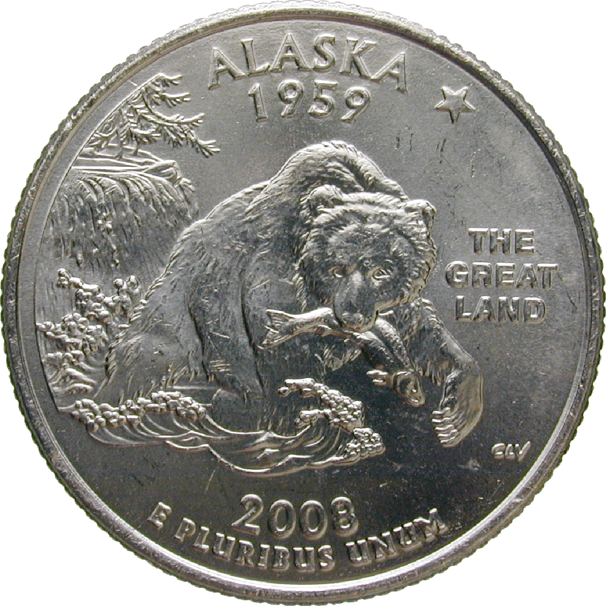 Vereinigte Staaten von Amerika, Quarter Dollar 2008 (reverse)