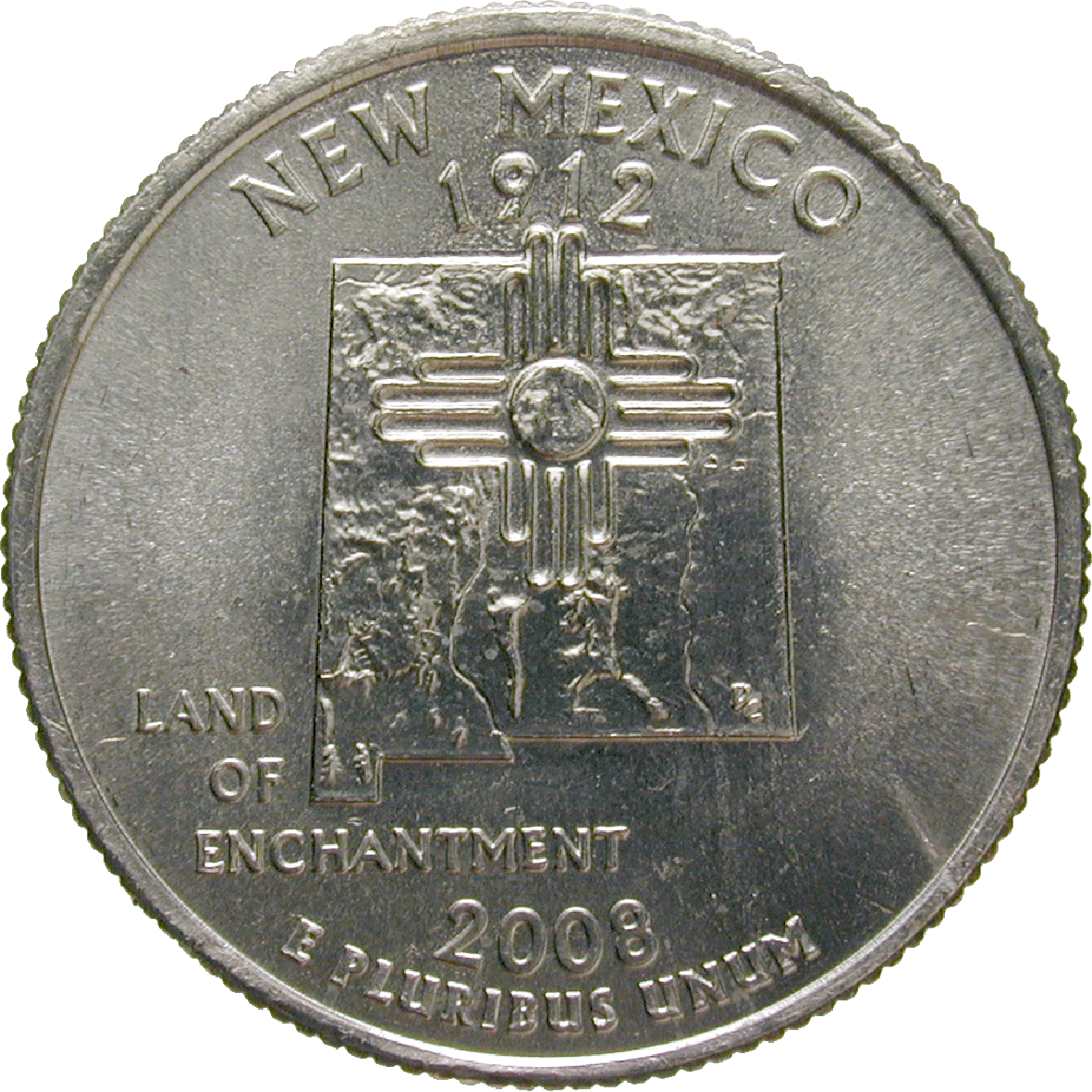 Vereinigte Staaten von Amerika, Quarter Dollar 2008 (reverse)
