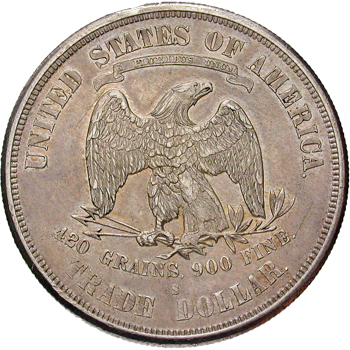 Vereinigte Staaten von Amerika, Trade Dollar 1875 (reverse)
