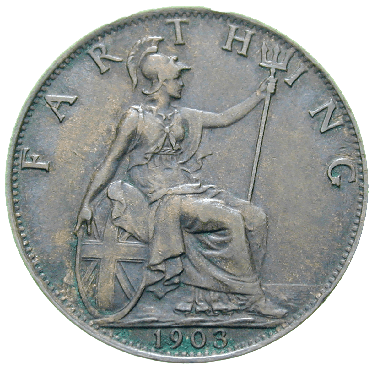 Vereinigtes Königreich Grossbritannien, Eduard VII., Farthing 1903 (reverse)
