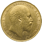 Vereinigtes Königreich Grossbritannien, Eduard VII., Sovereign 1908 (obverse)