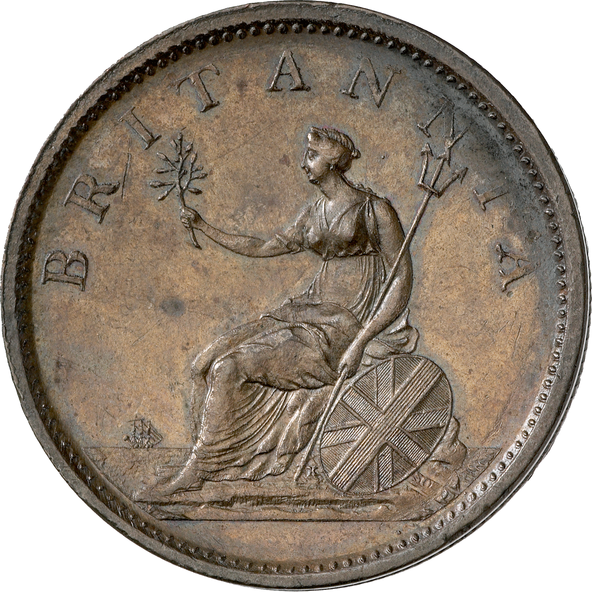 Vereinigtes Königreich Grossbritannien, Georg III., Penny 1806 (reverse)