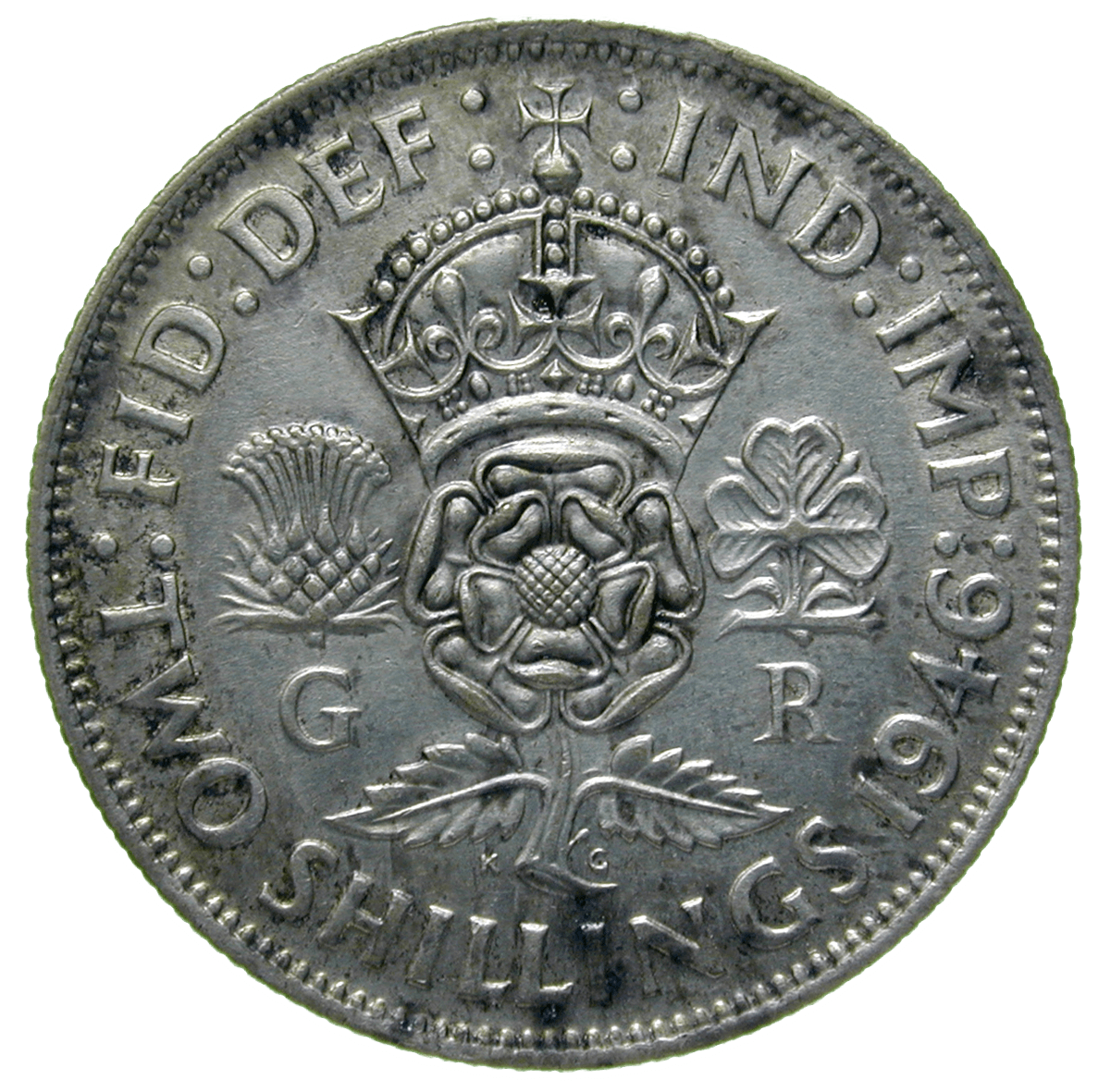 Vereinigtes Königreich Grossbritannien, Georg VI., Florin 1946 (reverse)