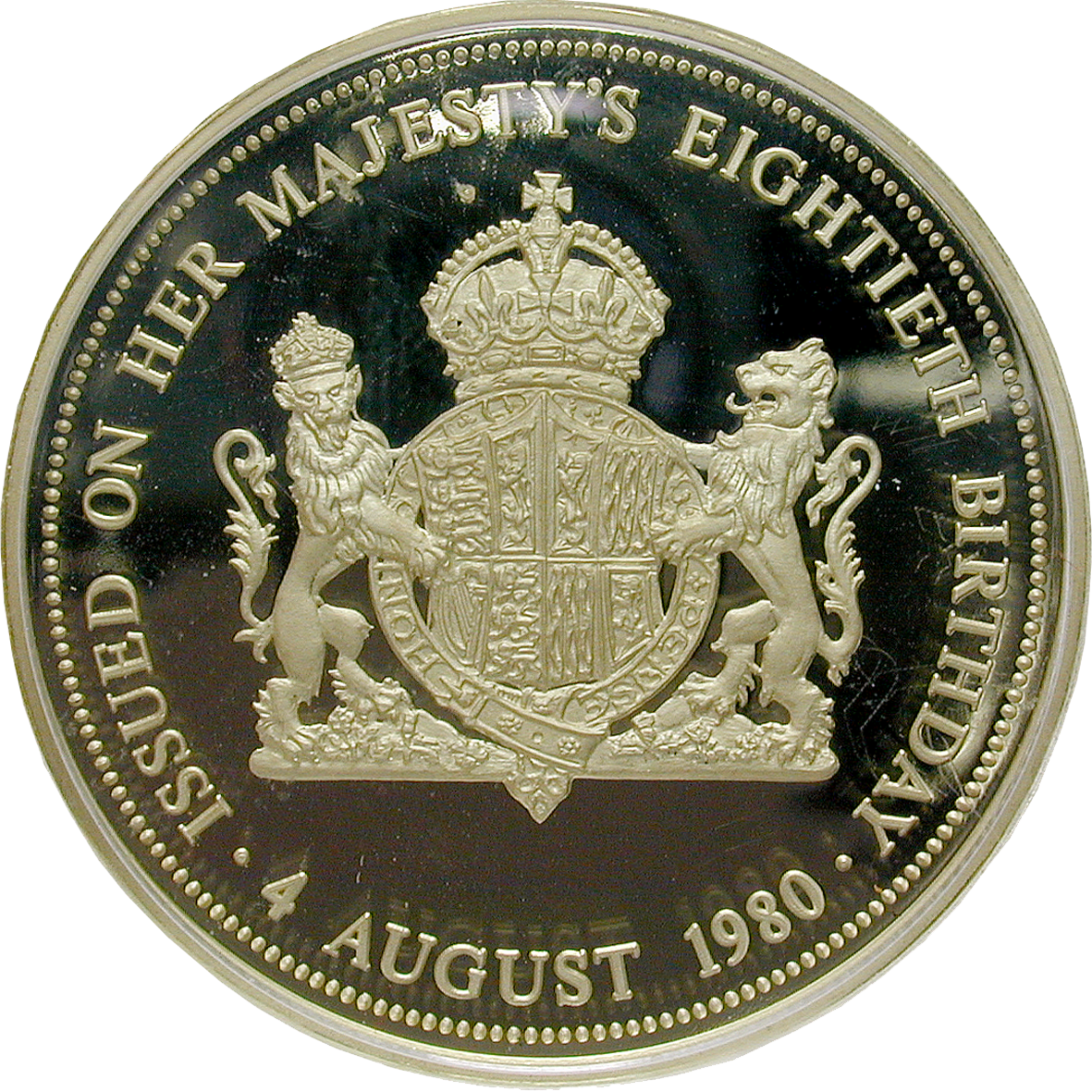 Vereinigtes Königreich Grossbritannien, Medaille 1980 (reverse)