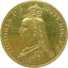 Vereinigtes Königreich Grossbritannien, Viktoria, 5 Pfund 1887 (obverse)