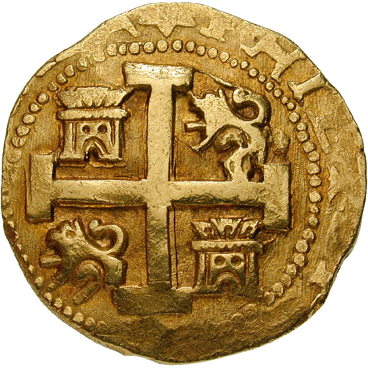 Vizekönigreich Neuspanien, Philipp V., Dublone zu 8 Escudo (Onza) (obverse)