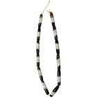 West Africa, Mali/Togo/Gambia, Necklace from Brown-White Agate Beads (obverse)