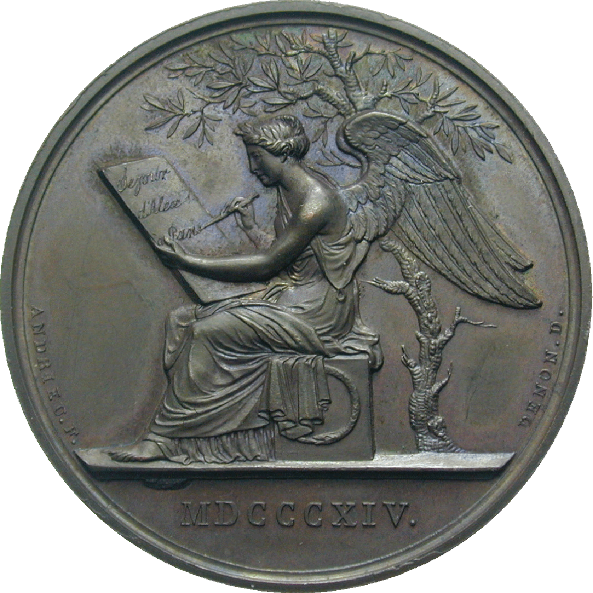 Zarenreich Russland, Alexander I., Medaille 1814 (reverse)