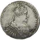 Zarenreich Russland, Anna Iwanowna, Rubel 1731 (obverse)