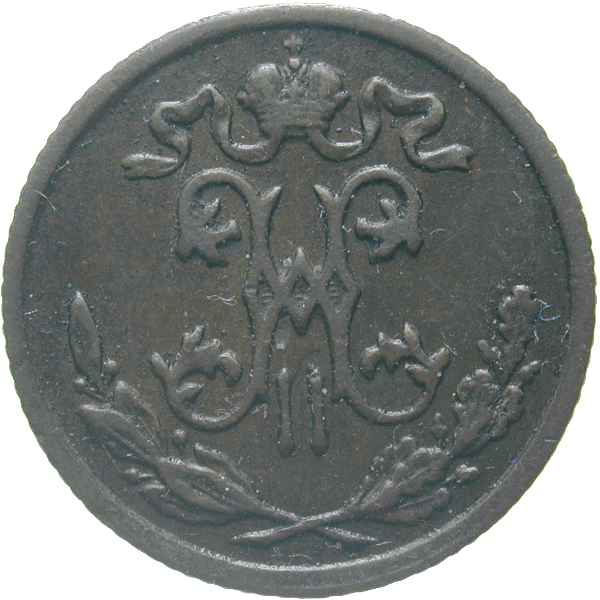 Zarenreich Russland, Nikolaus II., Denga 1898 (obverse)